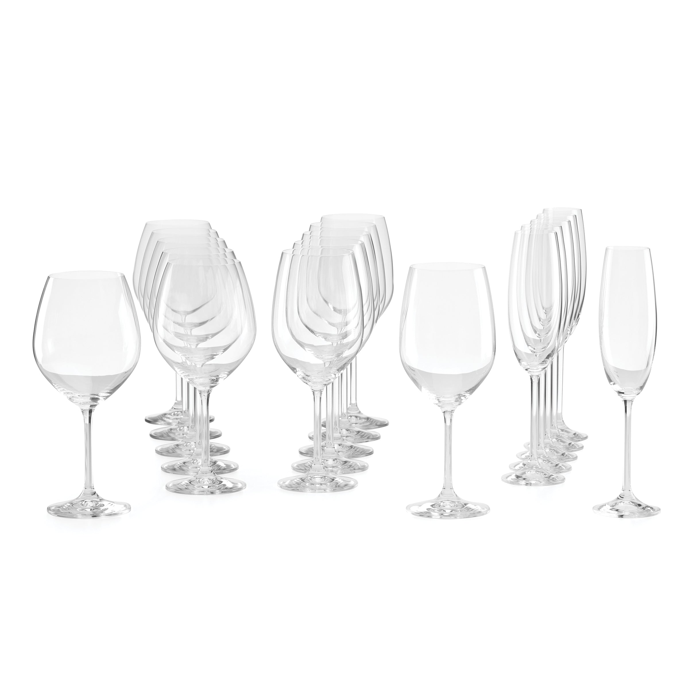 Mixed Wine Glass Collection - 18 Piece Set - Image 3