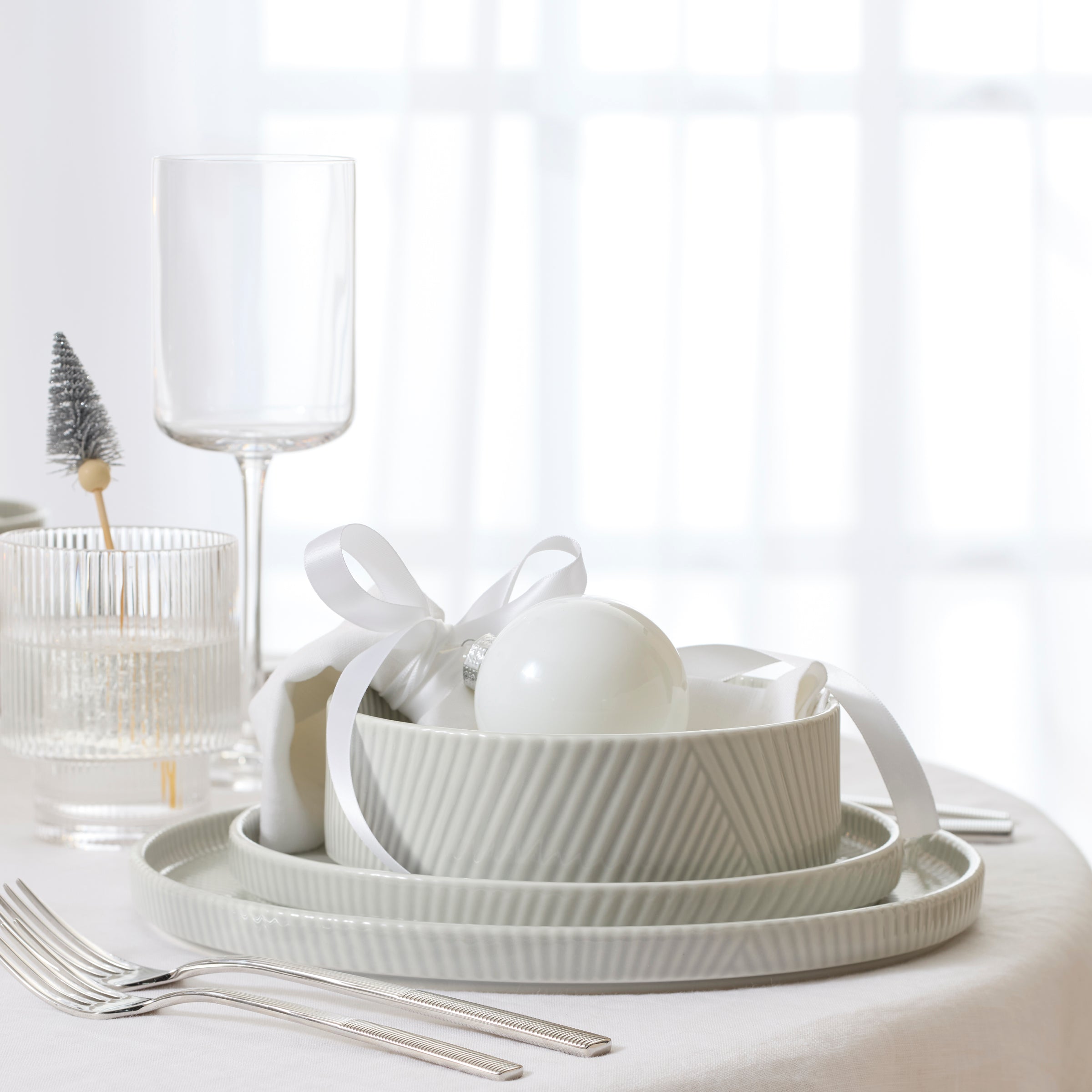 Straight White Wine Glasses - Set of 6 - Image 4