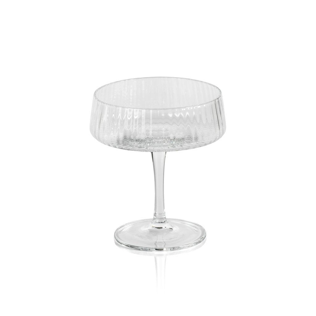 Fluted Textured Martini Glass Set of 4 - Image 3